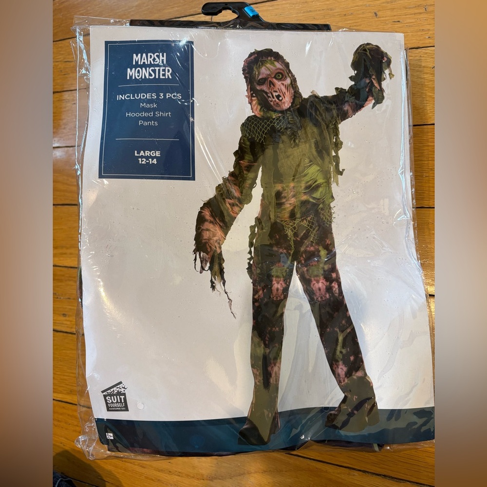 Kids Marsh Monster Halloween Costume - Large NWT